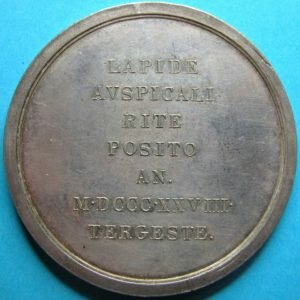 Medaglia per la "Posa della prima pietra del tempio di S. AntonioTaumaturgo" 